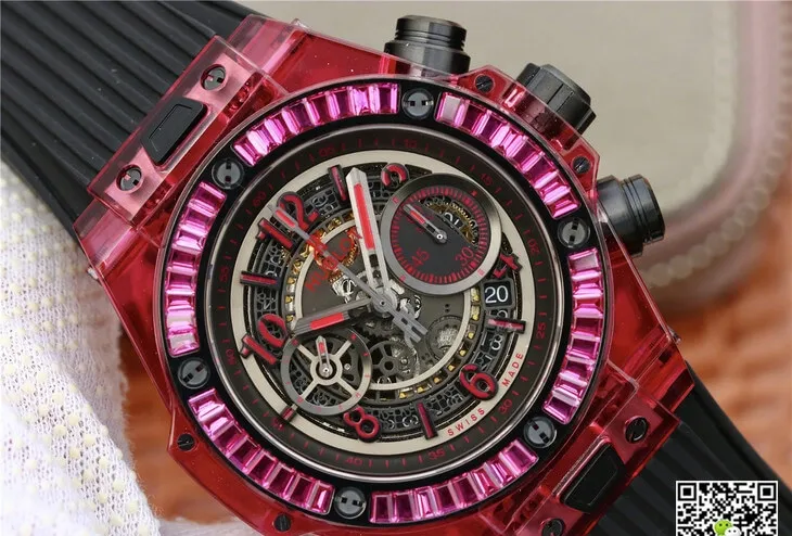 Hublot Big Bang 411.JX.4802.RT 1:1 Best Edition Replica Watch Black Rubber Strap
